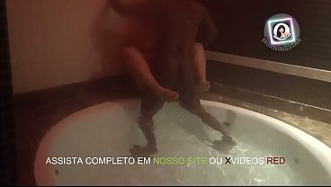 A black guy fucked me in the hot tub on my birthday (my surprise gift from my husband).